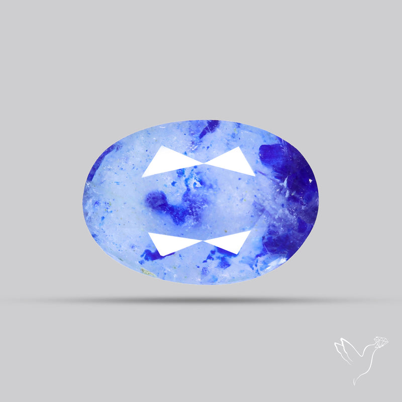 Malagasy Rare Quartz with Lazulite Inclusions