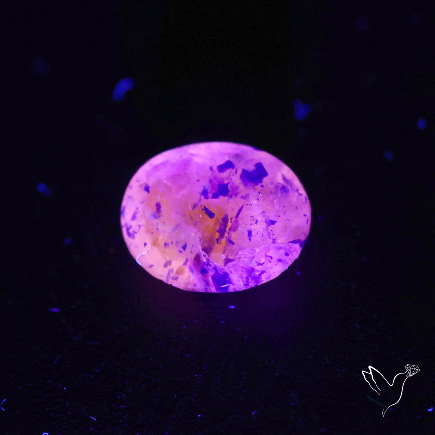 Malagasy Rare Quartz with Lazulite Inclusions
