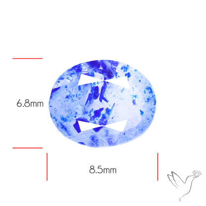Malagasy Rare Quartz with Lazulite Inclusions