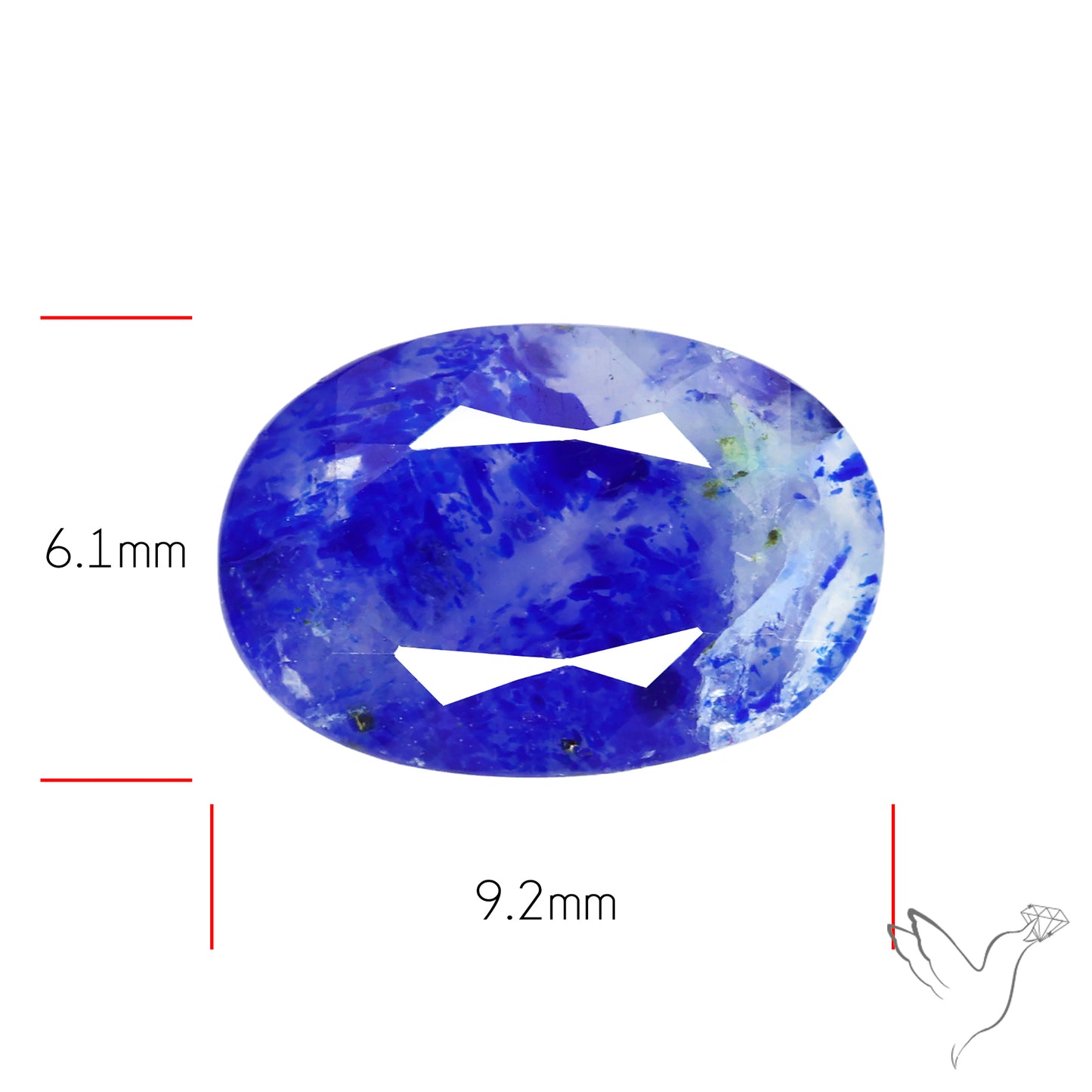 Malagasy Rare Quartz with Lazulite Inclusions
