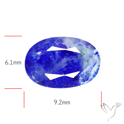 Malagasy Rare Quartz with Lazulite Inclusions