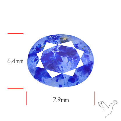 Malagasy Rare Quartz with Lazulite Inclusions