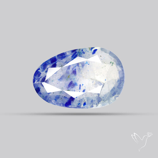 Malagasy Rare Quartz with Lazulite Inclusions