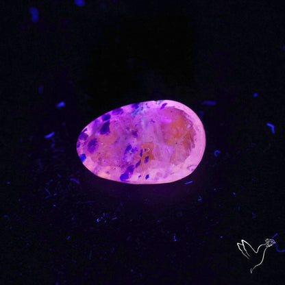 Malagasy Rare Quartz with Lazulite Inclusions