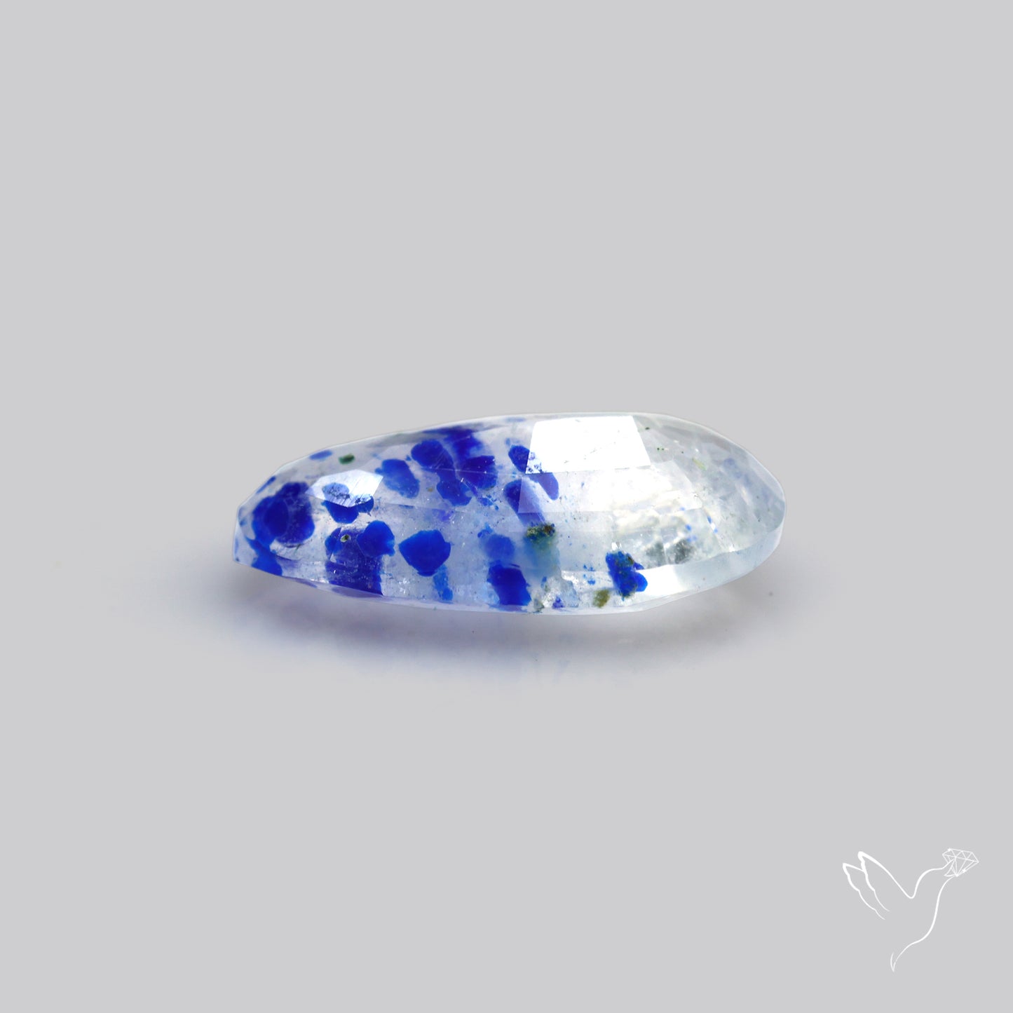 Malagasy Rare Quartz with Lazulite Inclusions