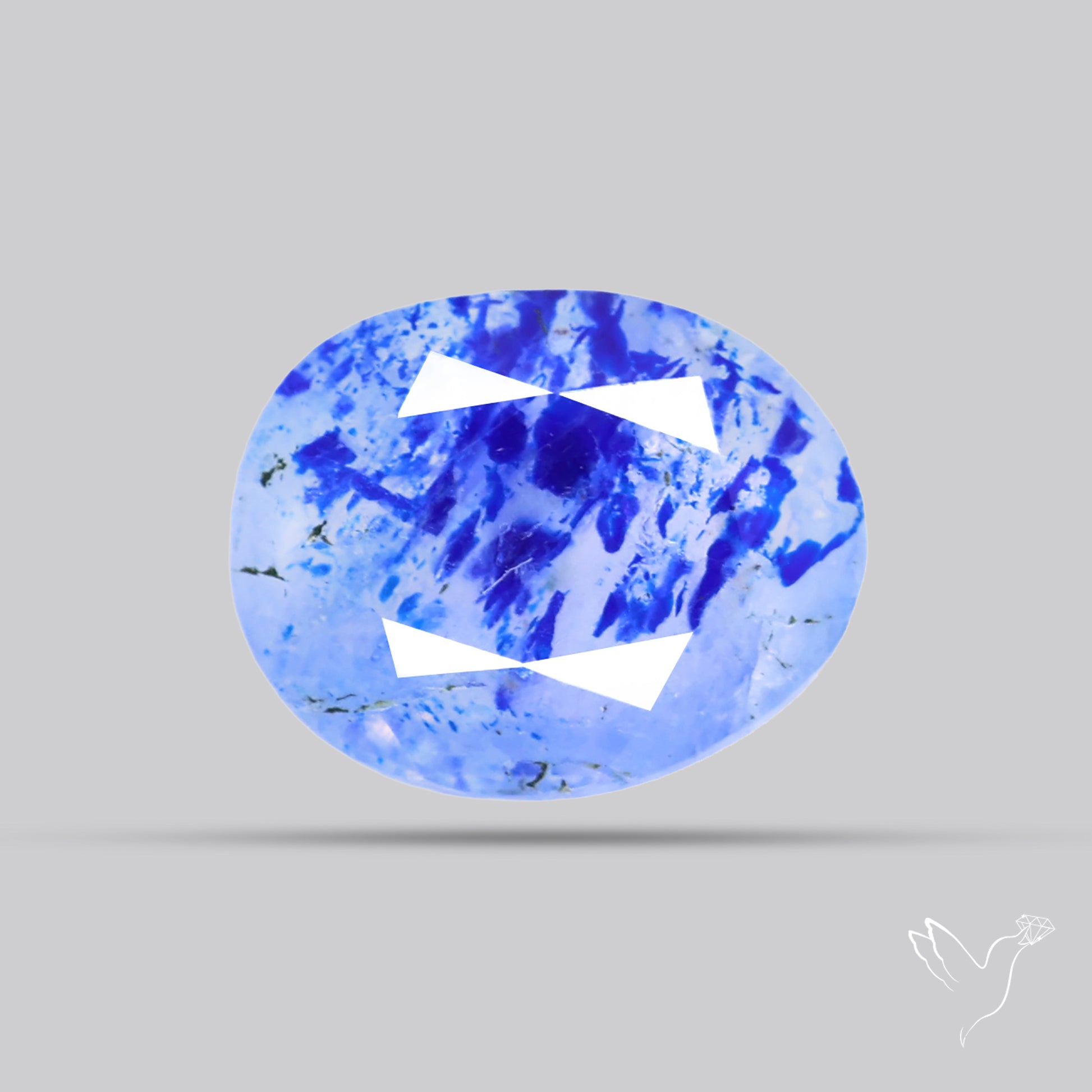 Malagasy Rare Quartz with Lazulite Inclusions