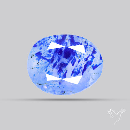 Malagasy Rare Quartz with Lazulite Inclusions