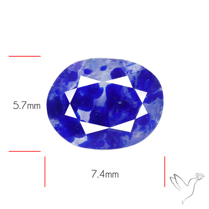Malagasy Rare Quartz with Lazulite Inclusions