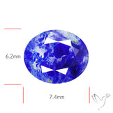 Malagasy Rare Quartz with Lazulite Inclusions