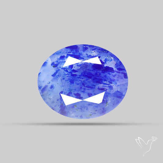 Malagasy Rare Quartz with Lazulite Inclusions