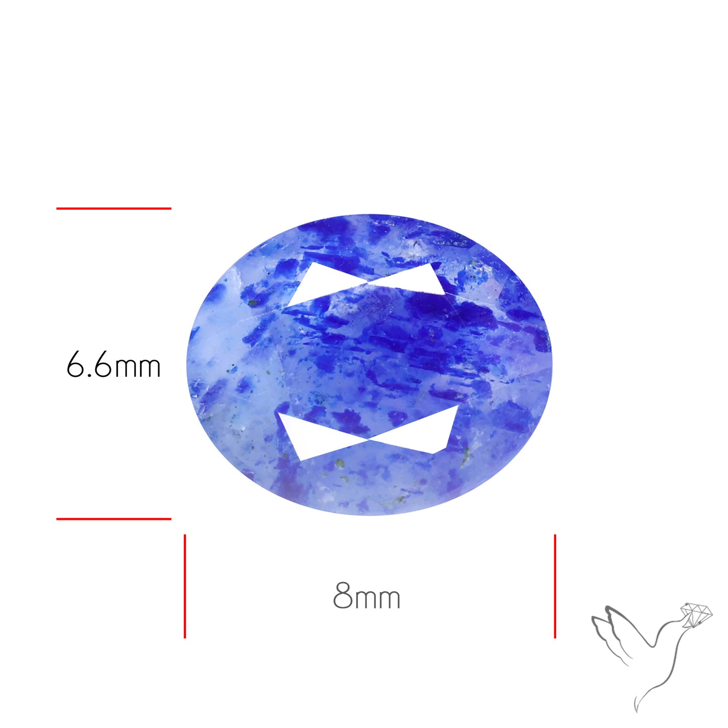 Malagasy Rare Quartz with Lazulite Inclusions