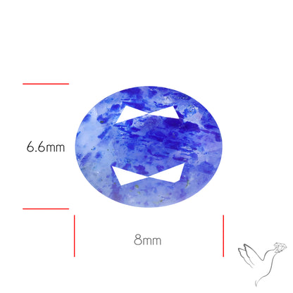 Malagasy Rare Quartz with Lazulite Inclusions