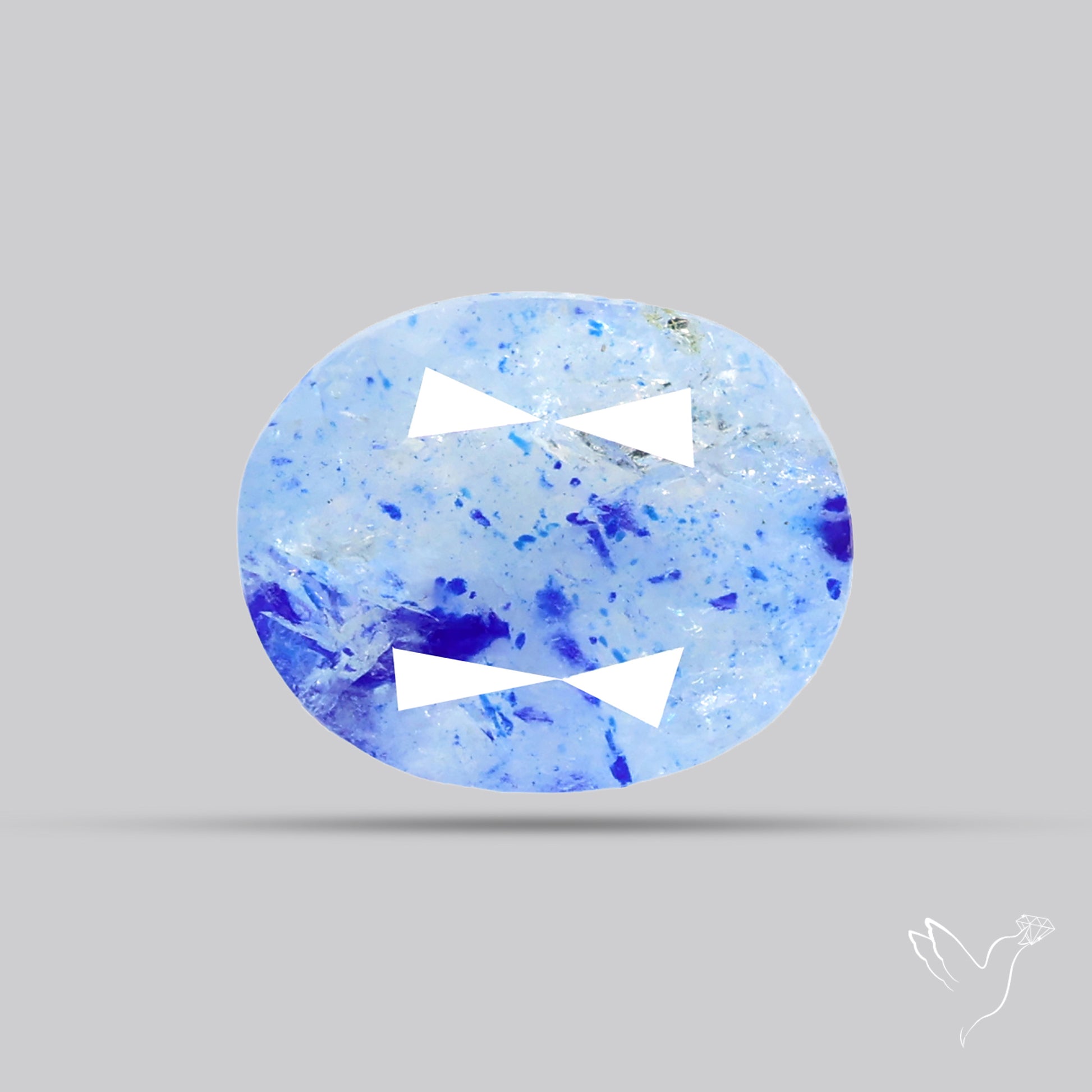 Malagasy Rare Quartz with Lazulite Inclusions