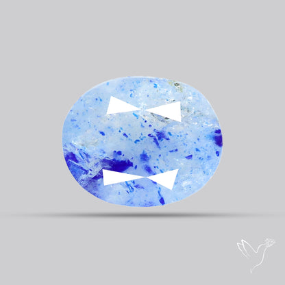 Malagasy Rare Quartz with Lazulite Inclusions