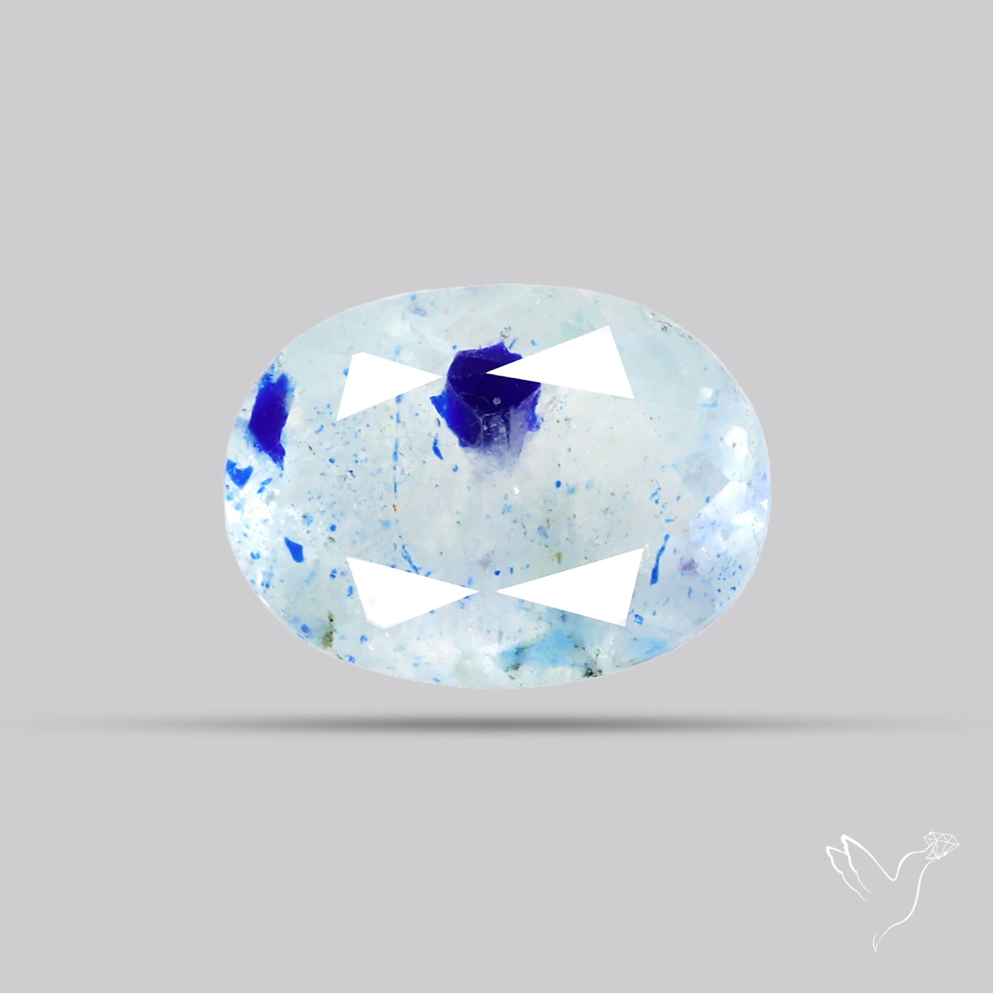 Malagasy Rare Quartz with Lazulite Inclusions