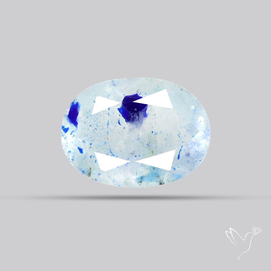 Malagasy Rare Quartz with Lazulite Inclusions