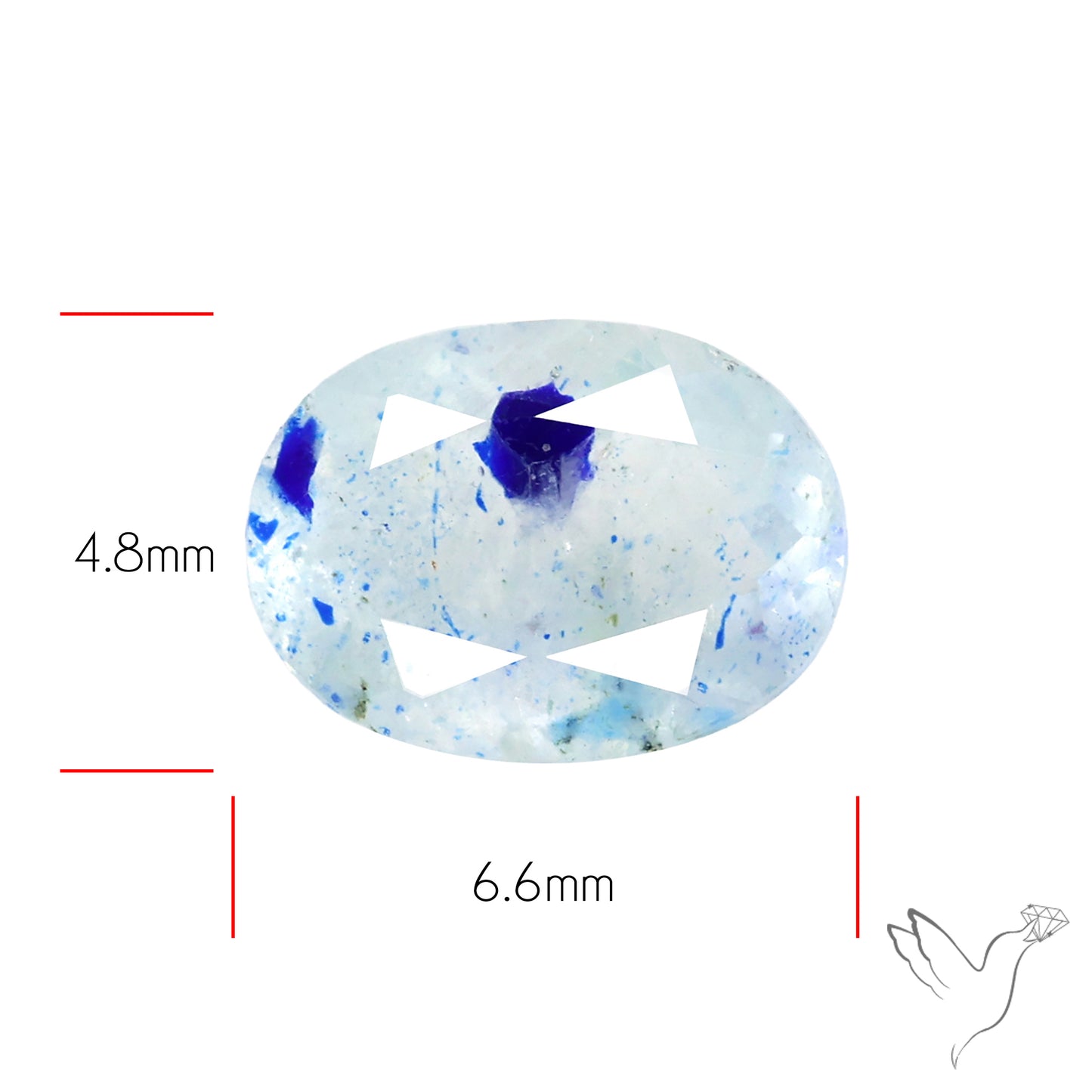 Malagasy Rare Quartz with Lazulite Inclusions