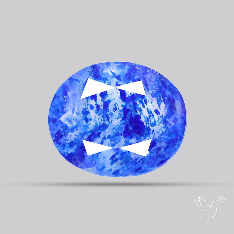 Malagasy Rare Quartz with Lazulite Inclusions
