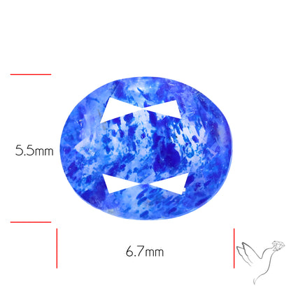 Malagasy Rare Quartz with Lazulite Inclusions