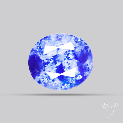 Malagasy Rare Quartz with Lazulite Inclusions