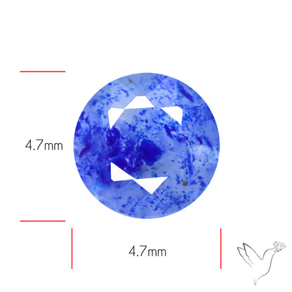 Malagasy Rare Quartz with Lazulite Inclusions