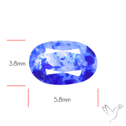 Malagasy Rare Quartz with Lazulite Inclusions