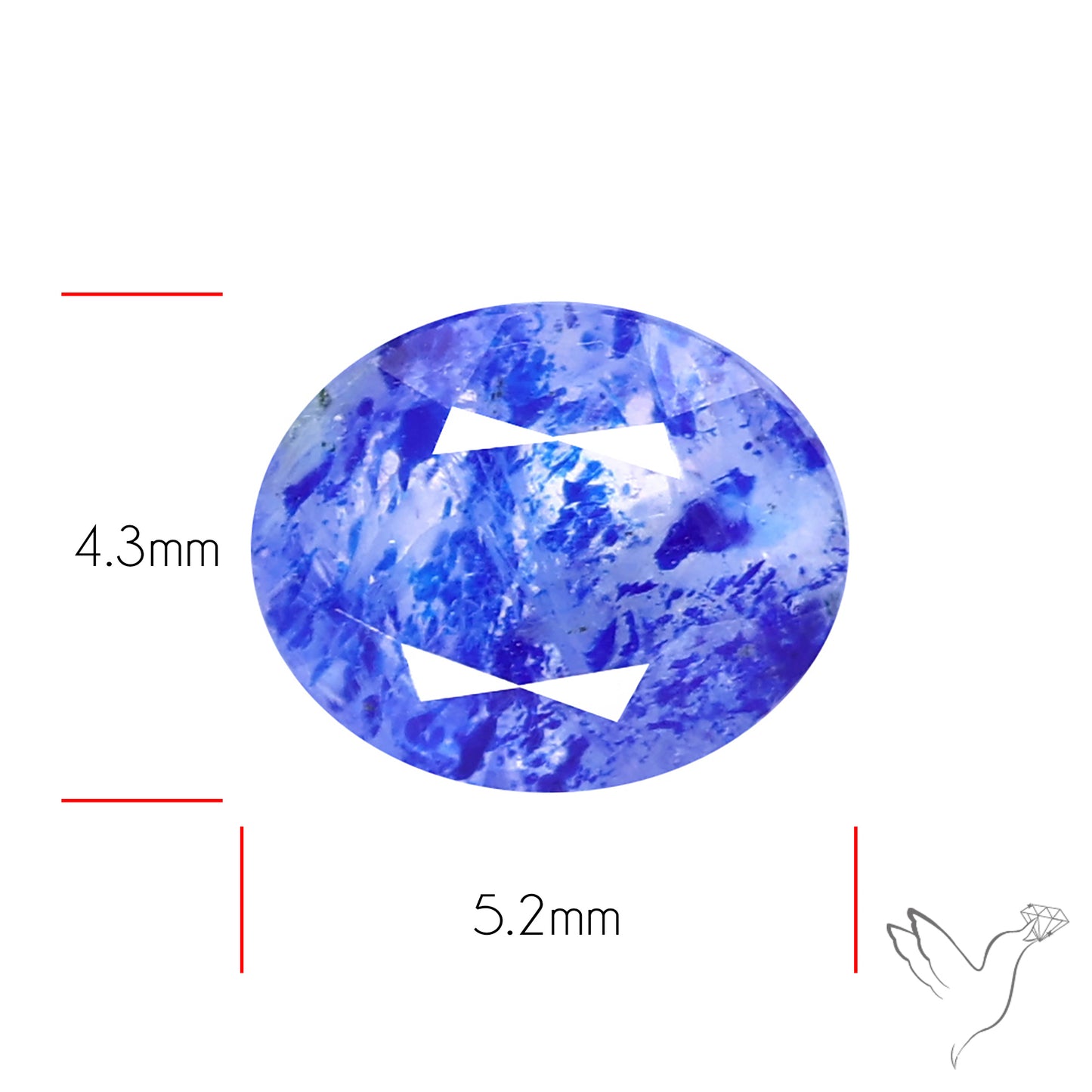 Malagasy Rare Quartz with Lazulite Inclusions