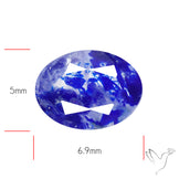Malagasy Rare Quartz with Lazulite Inclusions