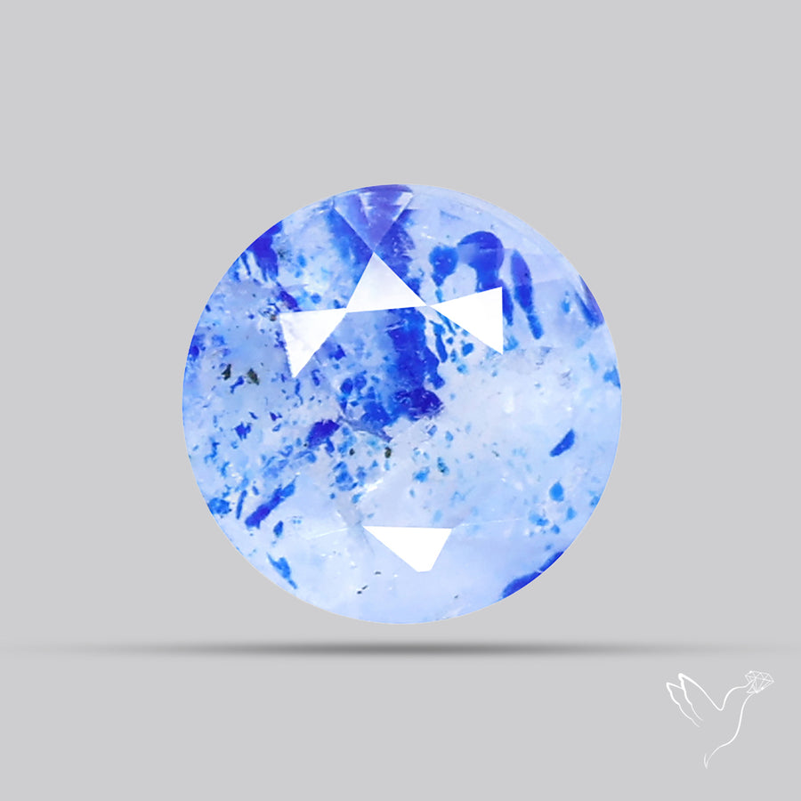 Malagasy Rare Quartz with Lazulite Inclusions