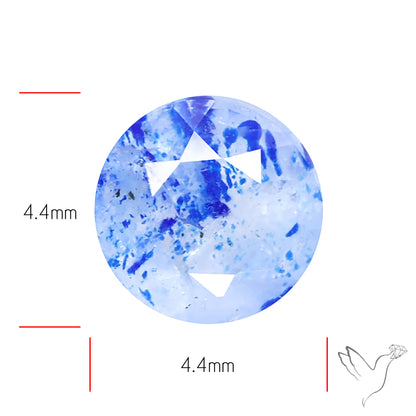 Malagasy Rare Quartz with Lazulite Inclusions