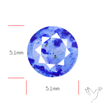 Malagasy Rare Quartz with Lazulite Inclusions