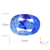 Malagasy Rare Quartz with Lazulite Inclusions