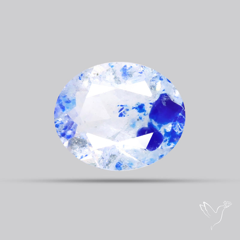 Malagasy Rare Quartz with Lazulite Inclusions