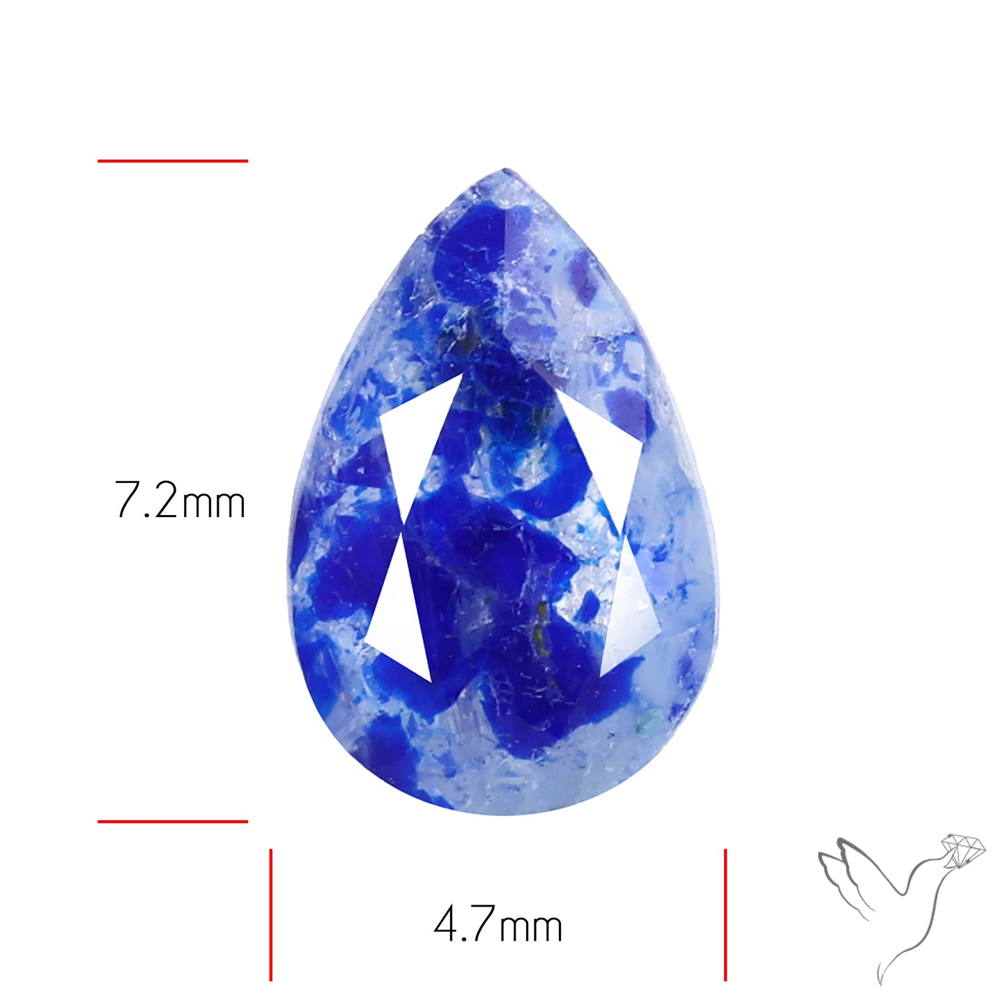Malagasy Rare Quartz with Lazulite Inclusions