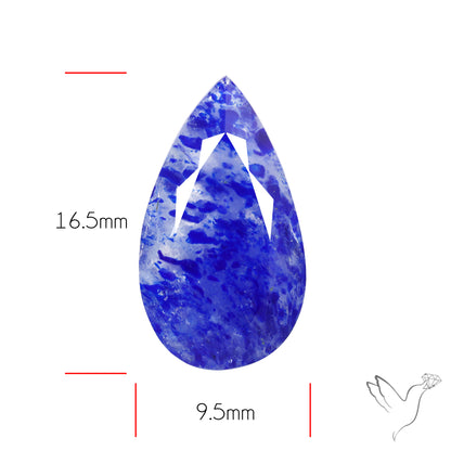 Malagasy Rare Quartz with Lazulite Inclusions