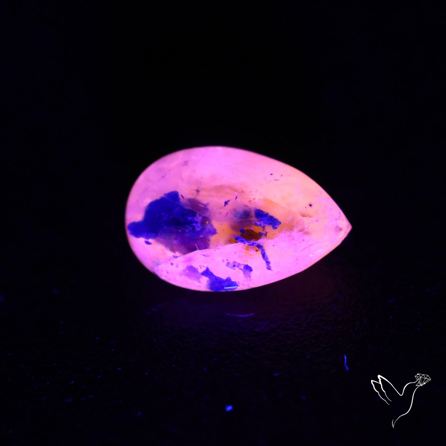 Malagasy Rare Quartz with Lazulite Inclusions