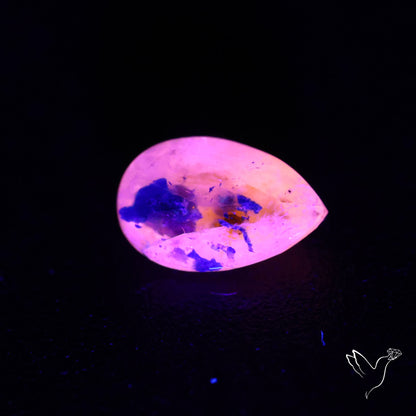 Malagasy Rare Quartz with Lazulite Inclusions