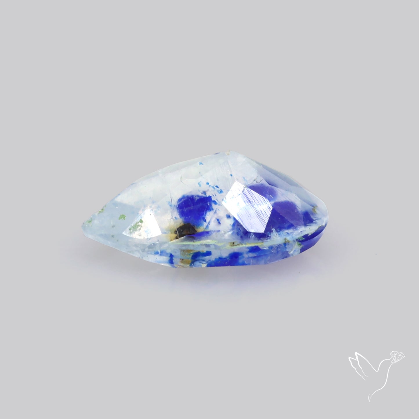 Malagasy Rare Quartz with Lazulite Inclusions