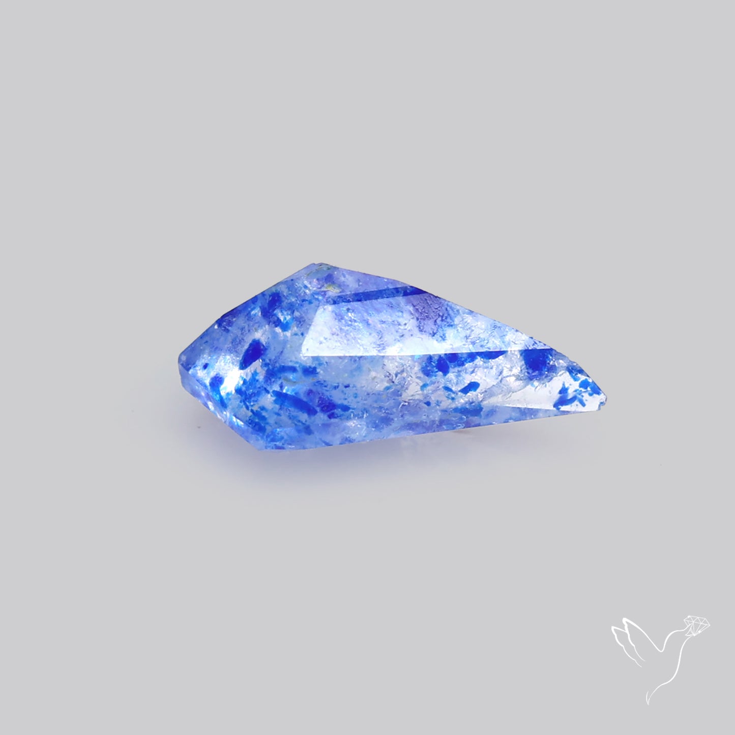 Malagasy Rare Quartz with Lazulite Inclusions