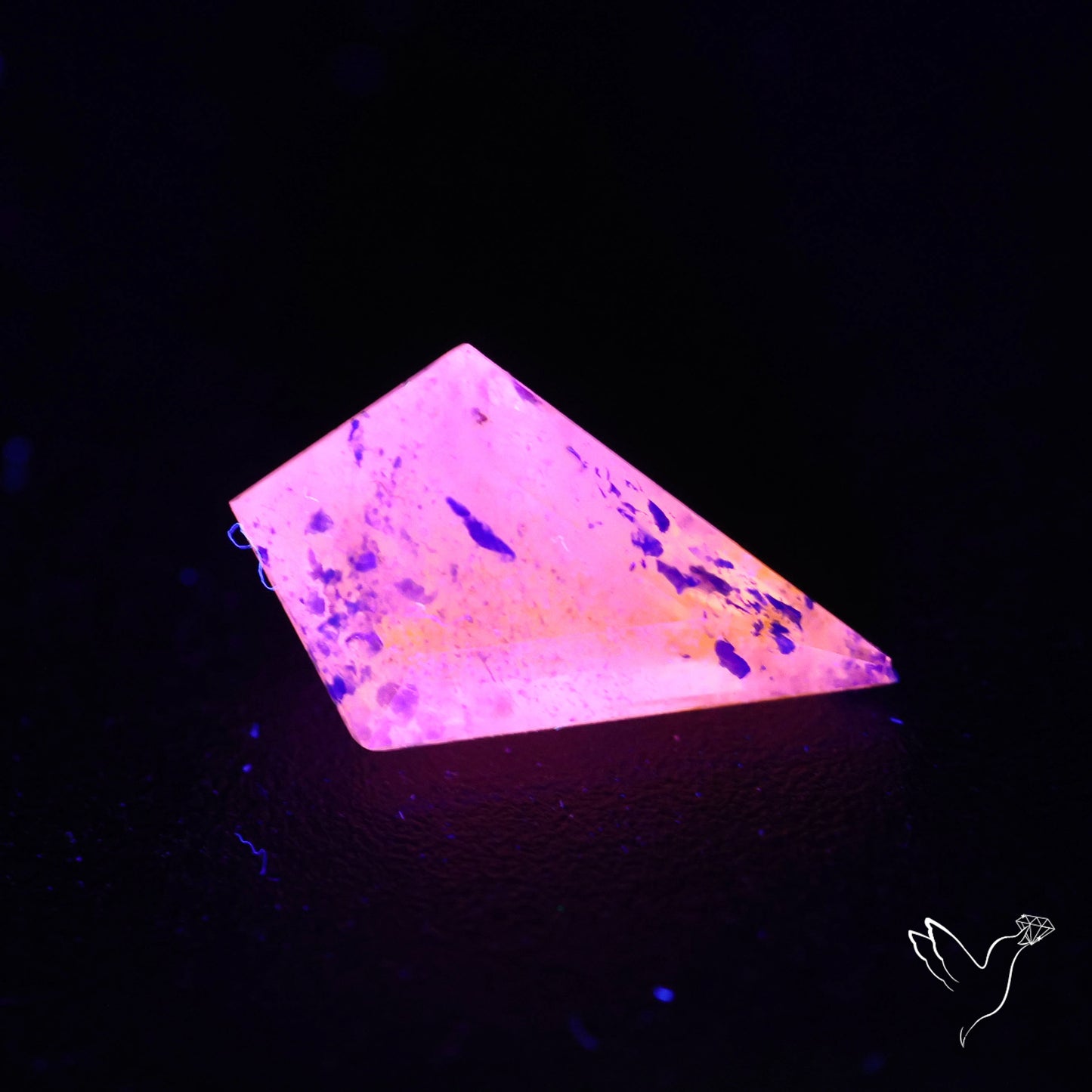 Malagasy Rare Quartz with Lazulite Inclusions