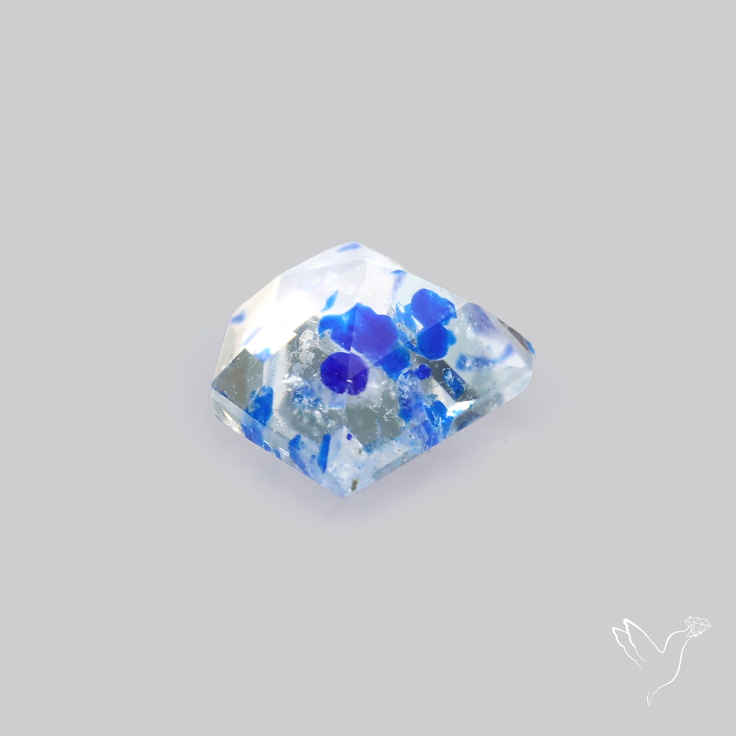 Malagasy Rare Quartz with Lazulite Inclusions