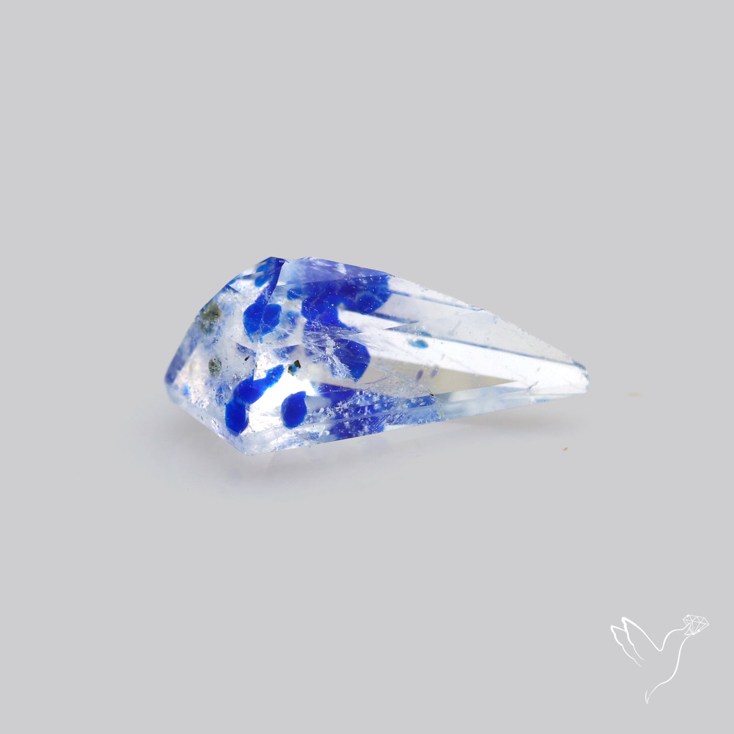 Malagasy Rare Quartz with Lazulite Inclusions