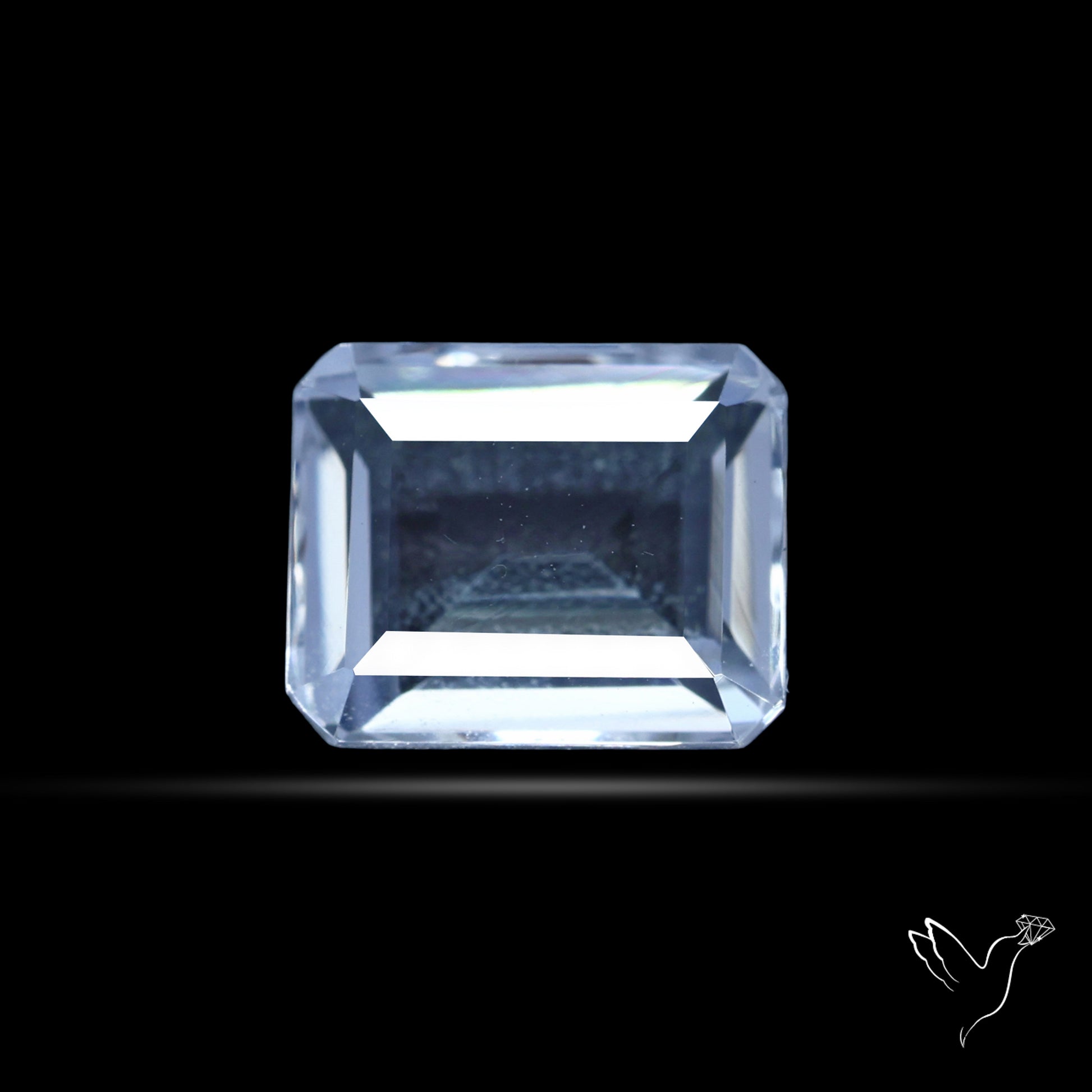 Himalayan Clear Quartz Faceted Fine Cut Gemstone