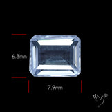 Himalayan Clear Quartz Faceted Fine Cut Gemstone