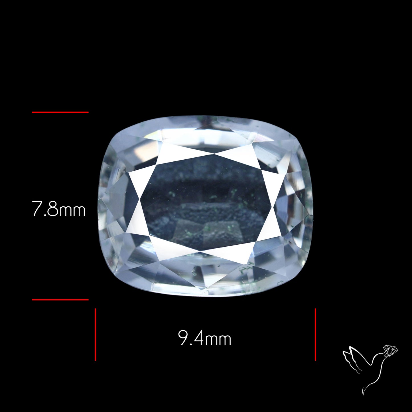 Himalayan Clear Quartz Faceted Fine Cut Gemstone