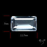 Himalayan Clear Quartz Faceted Fine Cut Gemstone