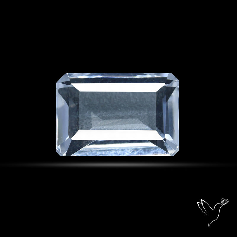 Himalayan Clear Quartz Faceted Fine Cut Gemstone