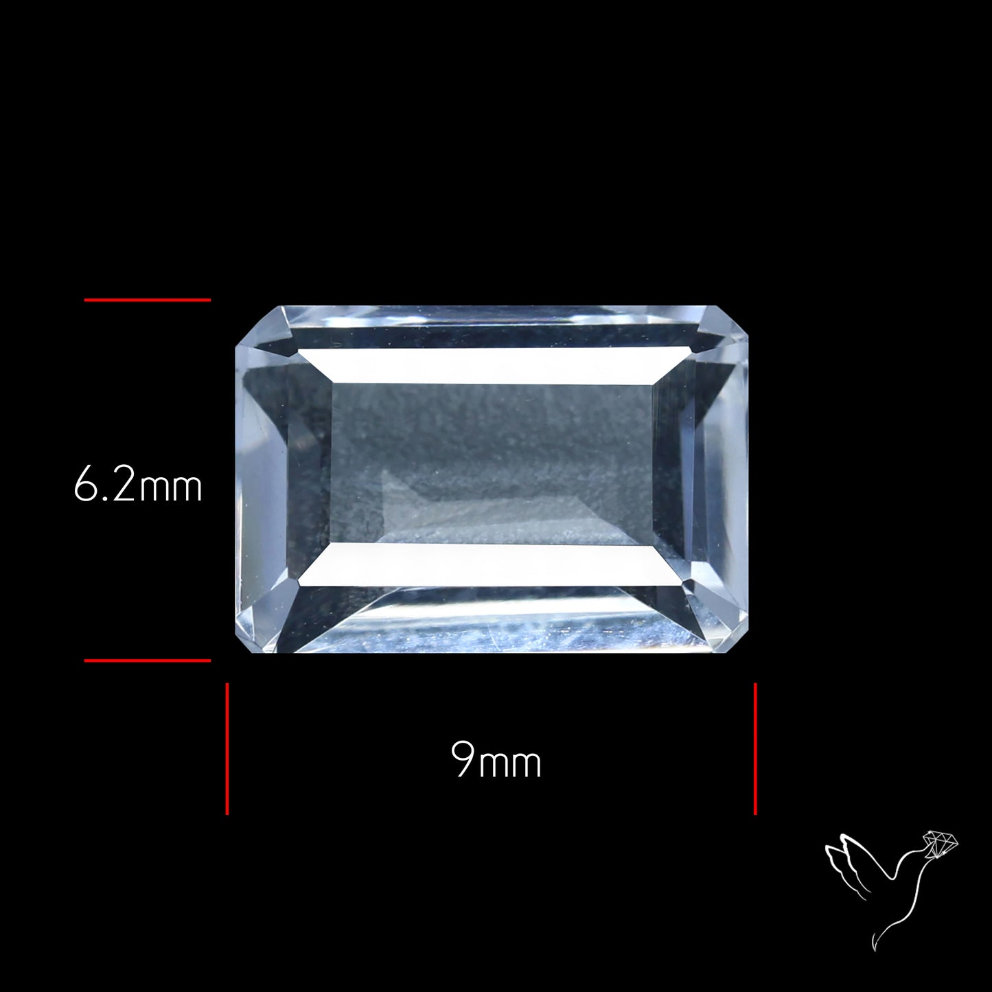 Himalayan Clear Quartz Faceted Fine Cut Gemstone