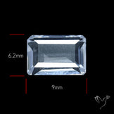Himalayan Clear Quartz Faceted Fine Cut Gemstone
