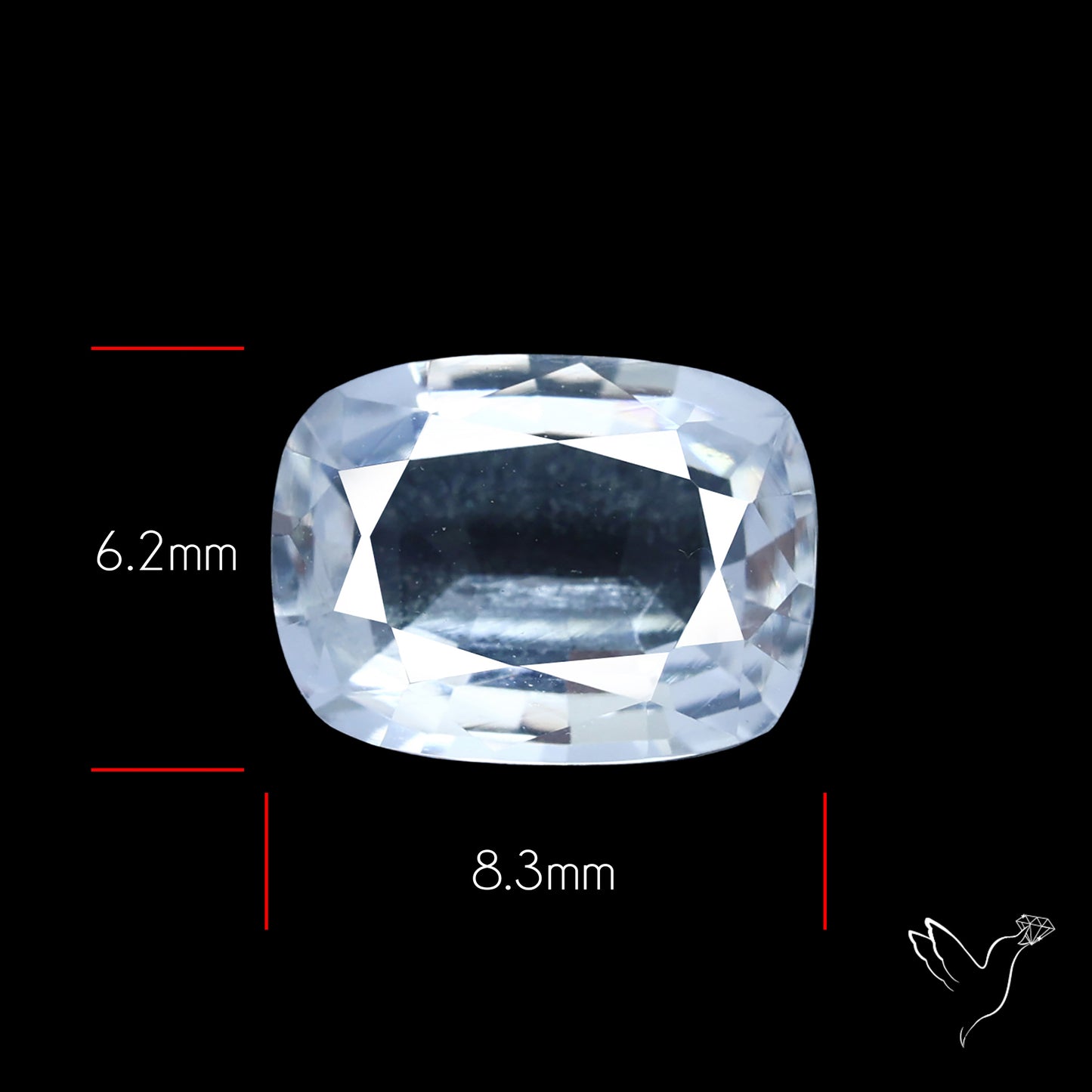 Himalayan Clear Quartz Faceted Fine Cut Gemstone